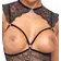 Erotické body a korzety - Abierta Fina body s retiazkami - čierne - 26445411041 - L