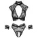Erotické komplety - Cottelli Bondage Set čipka a putá - 22153221041 - L