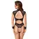 Erotické komplety - Cottelli Bondage Set čipka a putá - 22153221041 - L