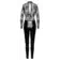 Bodystocking a catsuit - NOIR Jumpsuit s čipkovým topom - čierny - 27307901041 - L