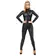 Bodystocking a catsuit - Cottelli Party Jumpsuit s hadím vzorom - čierny - 27307401041 - L