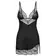 Erotické košieľky - Obsessive Lobellis košieľka - čierna - 27516901121 - M/L