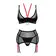 Erotické komplety - Obsessive Glandez set 3-dielny- čierny - 22151791121 - M/L