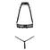 Erotické komplety - Abierta Fina Set 2-dielny z čipky a retiazok - 22153651041 - L