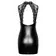 Erotické šaty - NOIR minišaty s čipkou- čierne - 27190101041 - L