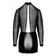 Erotické šaty - NOIR minišaty s priehľadným topom - čierne - 27190611041 - L