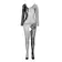Bodystocking a catsuit - Passion bodystocking BS107 čierny - BS107black