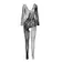Bodystocking a catsuit - Passion bodystocking BS107 čierny - BS107black