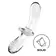 Obojstranné dildá, dvojité - Satisfyer Double Crystal obojstranné sklenené dildo - transparentné - sat4045665