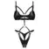 Erotické body a korzety - Obsessive Dame Controle body - čierne - 24805901101