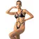Erotické body a korzety - Obsessive Dame Controle body - čierne - 24805901101