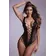 Erotické body a korzety - Christine body Leana - čierne - ecVP-CBY039-blk