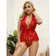 Erotické body a korzety - Subblime body s mašľou - červené - D-242170 - S/M