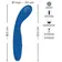 Vibrátory na G-bod - Sweet Smile Flexible G-Spot vibrátor - modrý - 54029560000