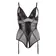 Erotické body a korzety - Cottelli Bondage body - čierny - 26414701031 - M