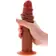 Dildá s prísavkou - Get Real Silicone Foreskin dildo 22 cm - s11202