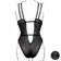 Erotické body a korzety - Le Désir Body - čierne - shmAMR006BLKOS