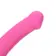 Klasické vibrátory - Non-Phallic vibračné dildo M - ružové - LOVE112PNK
