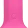 Klasické vibrátory - Non-Phallic vibračné dildo M - ružové - LOVE112PNK