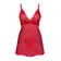 Erotické košieľky - Obsessive Chilisa košieľka a tangá - červená - 27516153121 - M/L