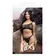 Erotické komplety - Vibex Bad Bitch Set podprsenka a tangá - čierna - 76AF975BLKML - M/L