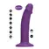Klasické vibrátory - Get Real vibrátor do postroja - fialový - s10150purple