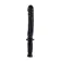 Dildá a vibrátory XXL - Get Real The Manhandler dildo s rukoväťou - čierne - s10136blk
