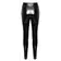 Bodystocking a catsuit - Black Level Vinyl nohavice - čierne - 28517331041 - L