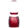 Erotické komplety - Cottelli Party Set top a minisukňa - červený - 22512993041 - L