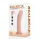 Realistické vibrátory - RealRock Rotating Curved Cock vibrátor 20,5 cm - telový - shmREA191FLE1