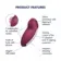 Vibrátory na klitoris - Satisfyer Tap & Climax 2 stimulátor klitorisu - vínový - sat4046044