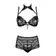 Erotické komplety - Obsessive set Elizenes - čierny - 22148141131 - L/XL