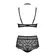 Erotické komplety - Obsessive set Elizenes - čierny - 22148141131 - L/XL