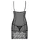 Erotické košieľky - Obsessive košieľka Alluria - čierna - 27170501131 - L/XL