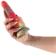Klasické dildá - Colours Stacked dildo 16 cm - červená/zlatá - v281408