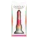 Klasické dildá - Colours Stacked dildo 16 cm - červená/zlatá - v281408