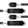 Putá a bondage - Bedroom Fantasies Putá na ruky a stehná - čierna - ecBF069BLK