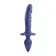Multifunkčné vibrátory - Gender X Dual Defender 2in1 vibrátor a análny kolík - ec120107-Purple
