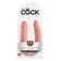 Obojstranné dildá, dvojité - King Cock Medium Double Trouble obojstranné dildo - dc61316