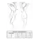 Erotické body a korzety - Passion SENSIE Body Coral - 5908305975144 - L