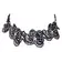 Erotické šperky - Cottelli Accessoires Choker Krajkový obojok s kamienkami - 24505851001