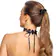 Erotické šperky - Cottelli Accessoires Choker Krajkový obojok s kamienkami - 24505851001