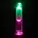 Realistické vibrátory - RealRock LED svietiace vibračné dildo 15 cm - shmREA202TRA