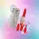 Vibrátory na klitoris - Loveline Sparkle Lipstick minivibrátor se 4 nástavci Iridescent - shmLOVU099IRI