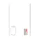 Mini vibrátory - Loveline Tiffany Lipstick minivibrátor se 4 nástavci Pink - shmLOVU096PNK