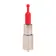 Mini vibrátory - Loveline Tiffany Lipstick minivibrátor se 4 nástavci Pink - shmLOVU096PNK