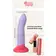 Klasické dildá - Love Signal dildo s přísavkou L - fialové - dc22278