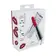 Mini vibrátory - Loveline Angel Lipstick minivibrátor se 4 nástavci - shmLOVU095CLR