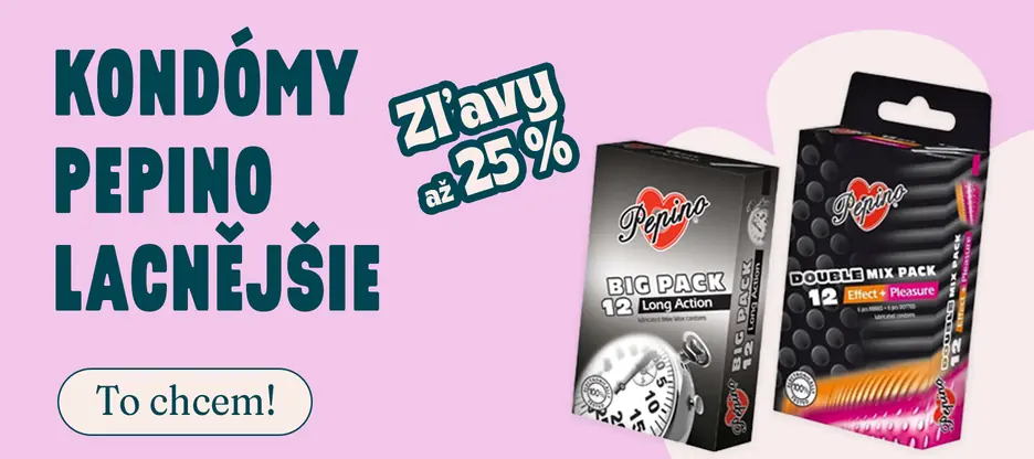 Zľavy až 25 % na kondómy PEPINO