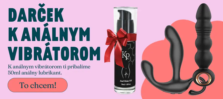Análny gel ZDARMA k análnym vibrátorom